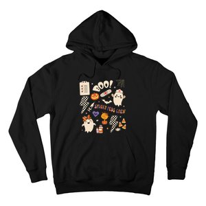 Boo Spooky Peds Crew Ghost Pediatric Nurse Halloween Hoodie