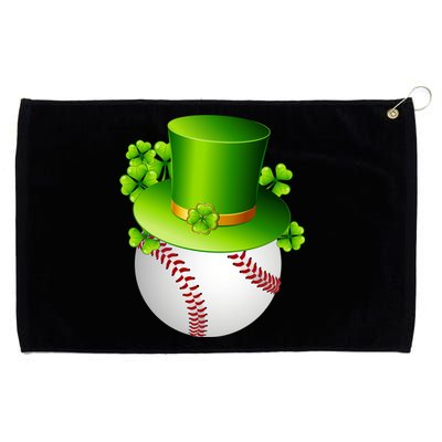 Baseball St Patricks Day Ball Leprechaun Catcher Gift Grommeted Golf Towel