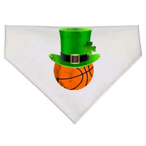 Basketball St Patricks Day Gift USA-Made Doggie Bandana