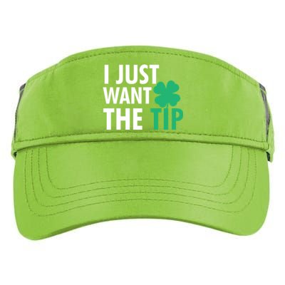 Bartender St Patricks Day Gift Funny Just The Tip Gift Adult Drive Performance Visor