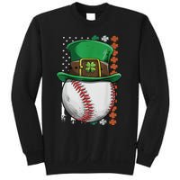 Baseball St Patrick's Day Ball Leprechaun Hat Catcher Lover Sport Sweatshirt