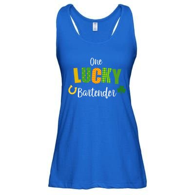 Bartender St Patricks' Day Cute Bartending Irish Pub Cute Gift Ladies Essential Flowy Tank