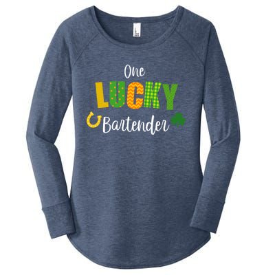 Bartender St Patricks' Day Cute Bartending Irish Pub Cute Gift Women's Perfect Tri Tunic Long Sleeve Shirt