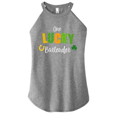 Bartender St Patricks' Day Cute Bartending Irish Pub Cute Gift Women's Perfect Tri Rocker Tank