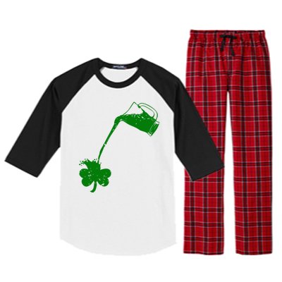 Beer St Patricks Day Holiday Raglan Sleeve Pajama Set