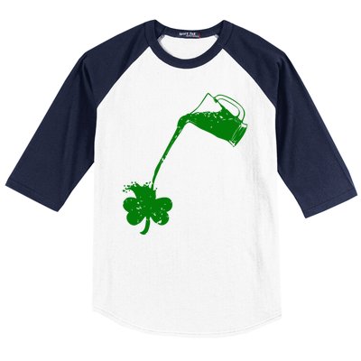 Beer St Patricks Day Holiday Baseball Sleeve Shirt