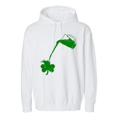 Beer St Patricks Day Holiday Garment-Dyed Fleece Hoodie