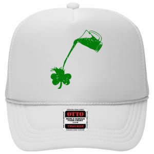 Beer St Patricks Day Holiday High Crown Mesh Back Trucker Hat