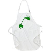 Beer St Patricks Day Holiday Full-Length Apron With Pockets