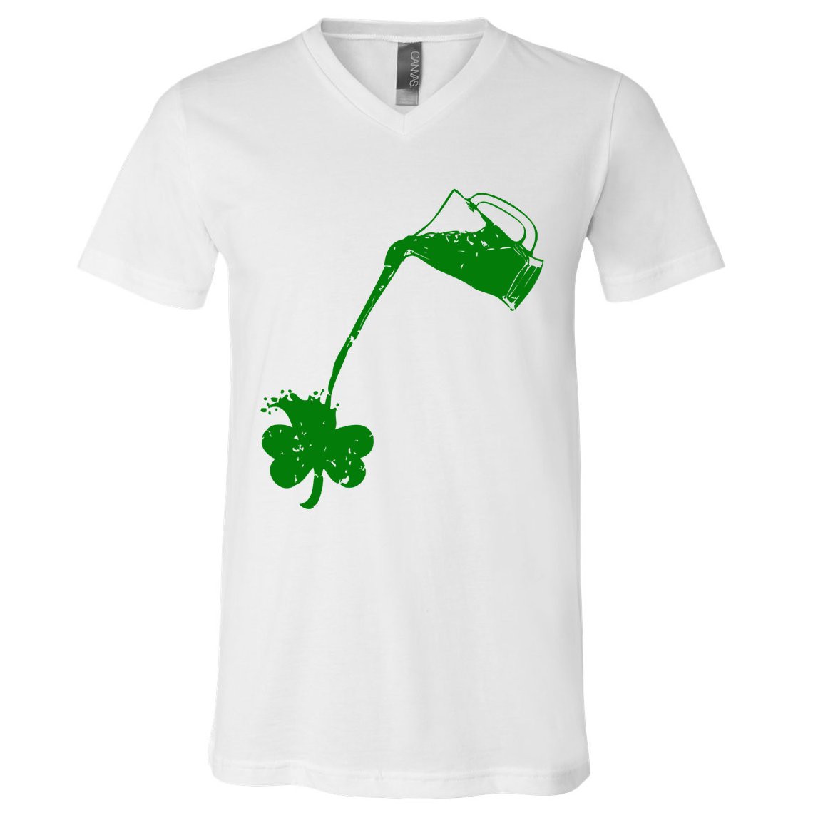 Beer St Patricks Day Holiday V-Neck T-Shirt