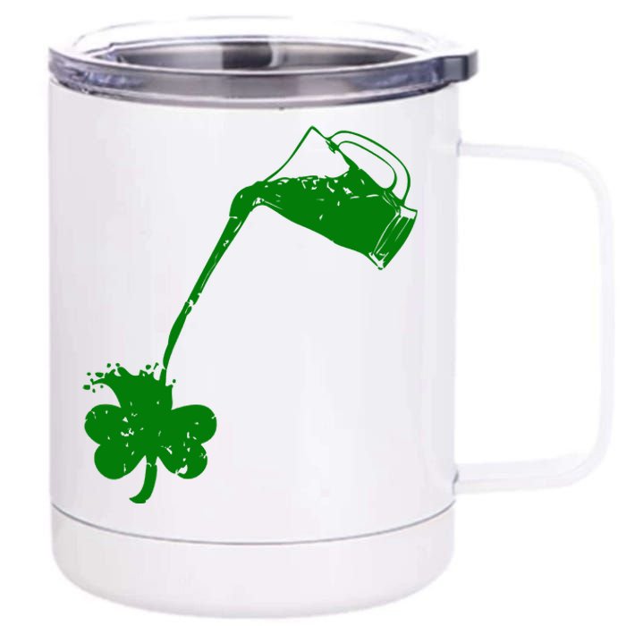 Beer St Patricks Day Holiday 12 oz Stainless Steel Tumbler Cup