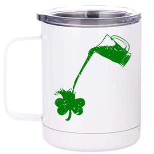 Beer St Patricks Day Holiday 12 oz Stainless Steel Tumbler Cup