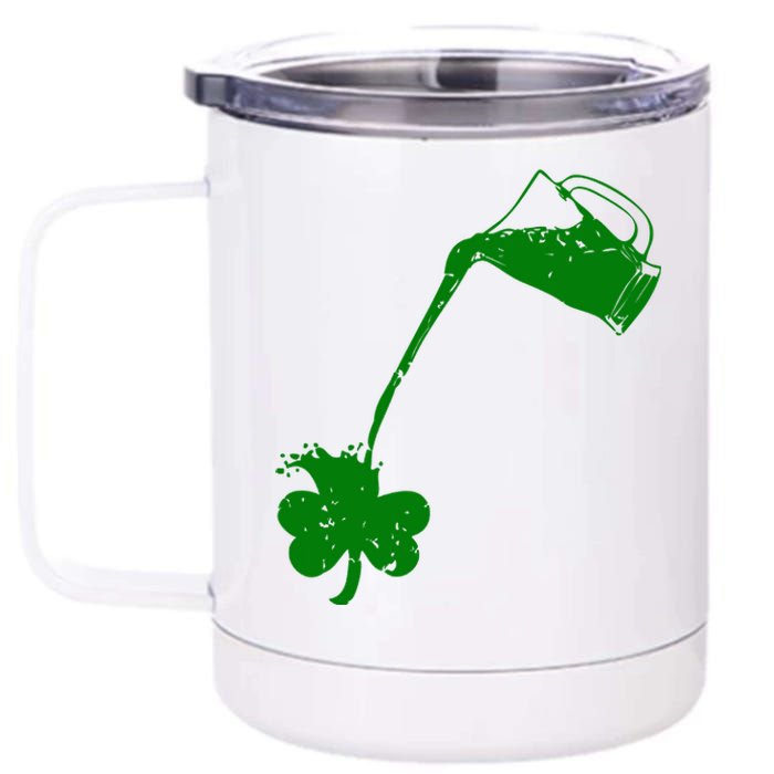 Beer St Patricks Day Holiday 12 oz Stainless Steel Tumbler Cup