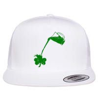 Beer St Patricks Day Holiday Flat Bill Trucker Hat