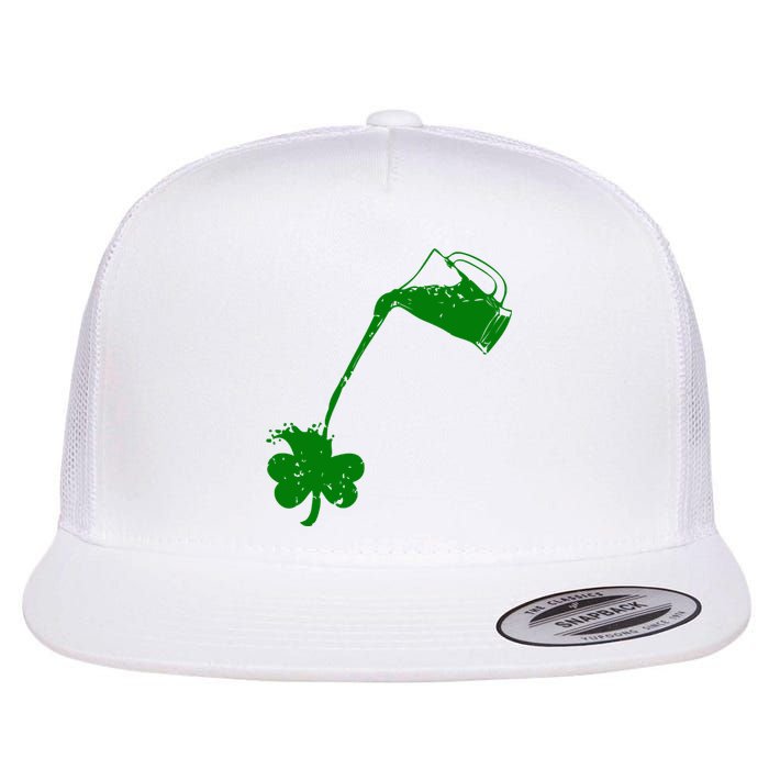 Beer St Patricks Day Holiday Flat Bill Trucker Hat