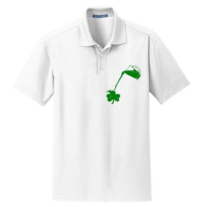 Beer St Patricks Day Holiday Dry Zone Grid Polo