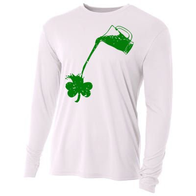 Beer St Patricks Day Holiday Cooling Performance Long Sleeve Crew