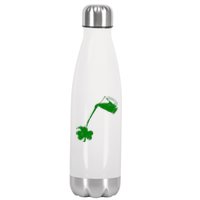 Beer St Patricks Day Holiday Stainless Steel Insulated Water Bottle