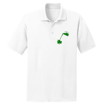 Beer St Patricks Day Holiday PosiCharge RacerMesh Polo