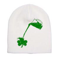 Beer St Patricks Day Holiday Short Acrylic Beanie