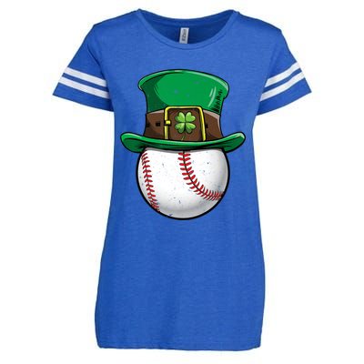 Baseball St Patricks Day Ball Leprechaun Catcher Gift Enza Ladies Jersey Football T-Shirt