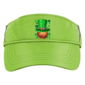 Basketball St Patrick's Day Irish Basketball Leprechaun Hat Gift Adult Drive Performance Visor