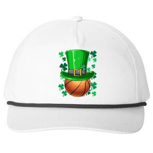 Basketball St Patrick's Day Irish Basketball Leprechaun Hat Gift Snapback Five-Panel Rope Hat