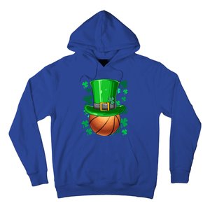 Basketball St Patrick's Day Irish Basketball Leprechaun Hat Gift Hoodie