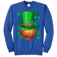 Basketball St Patrick's Day Irish Basketball Leprechaun Hat Gift Sweatshirt