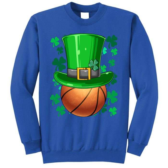 Basketball St Patrick's Day Irish Basketball Leprechaun Hat Gift Sweatshirt