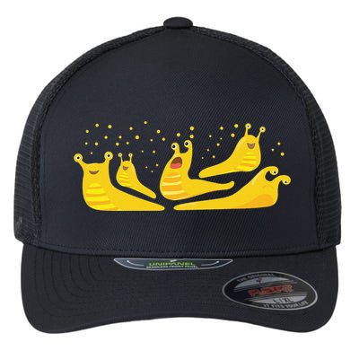 Banana Slug Party Flexfit Unipanel Trucker Cap