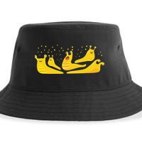 Banana Slug Party Sustainable Bucket Hat