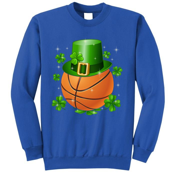 Basketball St Patrick's Day Leprechaun Shamrock Gift Sweatshirt