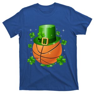 Basketball St Patrick's Day Leprechaun Shamrock Gift T-Shirt