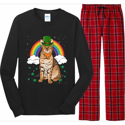 Bengal St Patricks Day Leprechaun Gift Long Sleeve Pajama Set