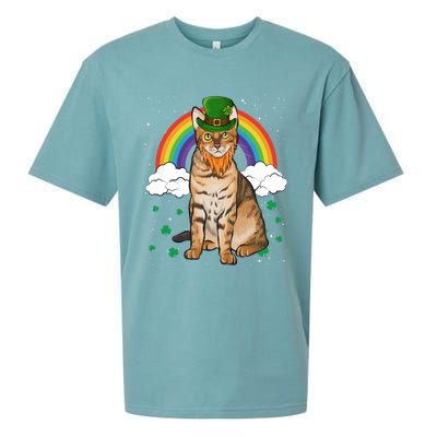 Bengal St Patricks Day Leprechaun Gift Sueded Cloud Jersey T-Shirt