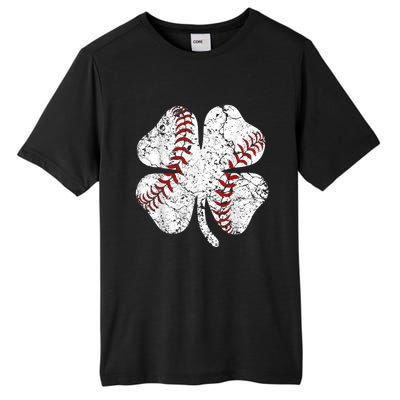 Baseball St Patricks Day, Shamrock, St Patricks Day, Funny St Patricks Day, Tall Fusion ChromaSoft Performance T-Shirt