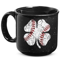 Baseball St Patricks Day, Shamrock, St Patricks Day, Funny St Patricks Day, 15oz Campfire Ceramic Mug