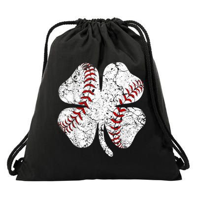 Baseball St Patricks Day, Shamrock, St Patricks Day, Funny St Patricks Day, Drawstring Bag