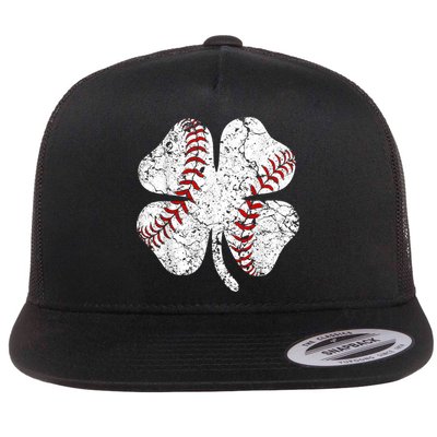 Baseball St Patricks Day, Shamrock, St Patricks Day, Funny St Patricks Day, Flat Bill Trucker Hat