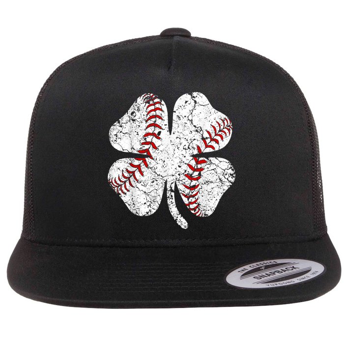Baseball St Patricks Day, Shamrock, St Patricks Day, Funny St Patricks Day, Flat Bill Trucker Hat
