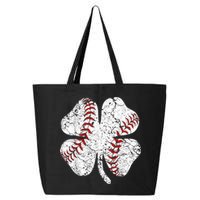 Baseball St Patricks Day, Shamrock, St Patricks Day, Funny St Patricks Day, 25L Jumbo Tote