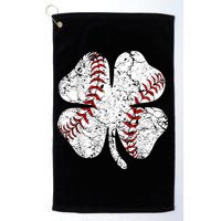 Baseball St Patricks Day, Shamrock, St Patricks Day, Funny St Patricks Day, Golf Towel