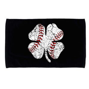 Baseball St Patricks Day, Shamrock, St Patricks Day, Funny St Patricks Day, Microfiber Hand Towel