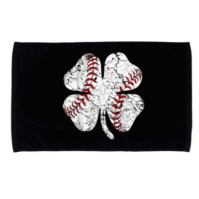 Baseball St Patricks Day, Shamrock, St Patricks Day, Funny St Patricks Day, Microfiber Hand Towel