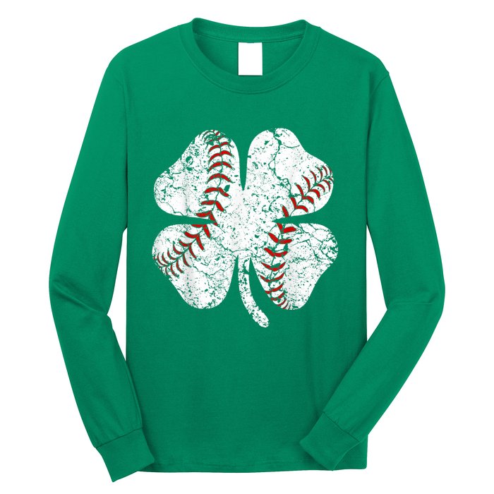 Baseball St Patricks Day, Shamrock, St Patricks Day, Funny St Patricks Day, Long Sleeve Shirt