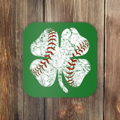 Baseball St Patricks Day, Shamrock, St Patricks Day, Funny St Patricks Day, Coaster