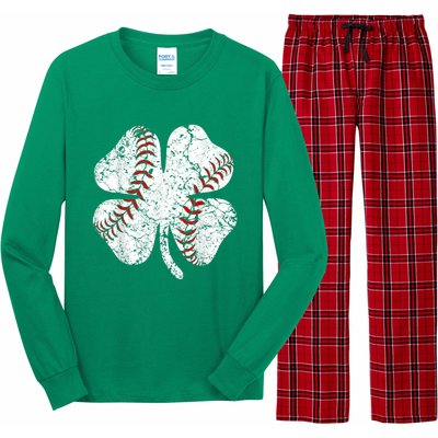 Baseball St Patricks Day, Shamrock, St Patricks Day, Funny St Patricks Day, Long Sleeve Pajama Set