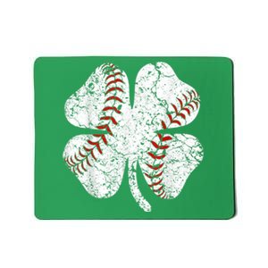 Baseball St Patricks Day, Shamrock, St Patricks Day, Funny St Patricks Day, Mousepad