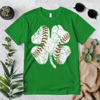 Baseball St Patricks Day, Shamrock, St Patricks Day, Funny St Patricks Day, Premium T-Shirt